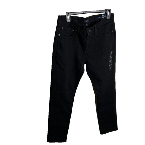 J.Crew Mens Slim Fit Jeans Signature Flex Black 32X32 AY517 - Picture 2 of 6
